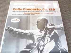 Mstislav Rostropovich - Rostropovich Plays Schumann Cello Concerto, Op. 129 / Miaskovsky Sonata No. 2, Op. 81 For Cello And Piano