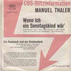 Manuel Thaler - Wenn Ich Ein Sonntagskind Wär'