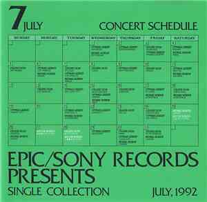 Various - Epic/Sony Records Presents Single Collection - July, 1992