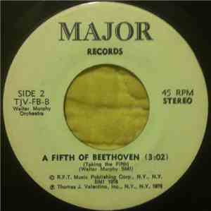 Walter Murphy Orchestra - A Fifth Of Beethoven (Taking The Fifth) / California Strut