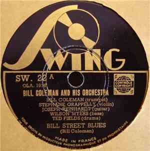 Bill Coleman And His Orchestra - Bill Street Blues / After You've Gone