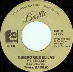 Basilio  - Quiero Que Elijas El Lugar