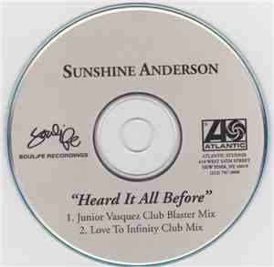 Sunshine Anderson - Heard It All Before