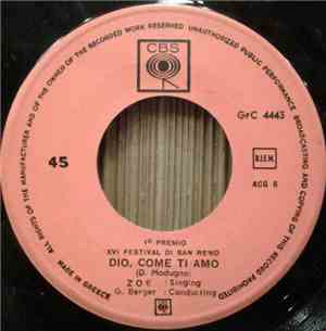 Zoe - Dio, Come Ti Amo / Io Ti Daro Di Piu