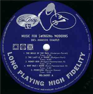 Dick Johnson Quartet - Music For Swinging Moderns