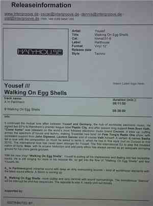 Yousef - Walking On Egg Shells