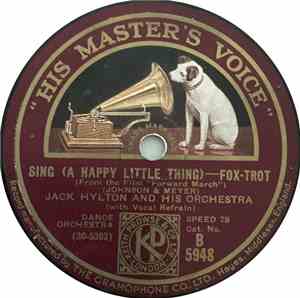 Jack Hylton And His Orchestra - Sing (A Happy Little Thing) / Here Comes The Sun