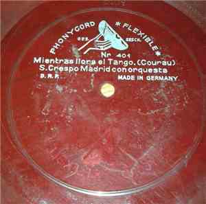 S. Crespo Madrid Con Orquesta - Mientras Llora El Tango