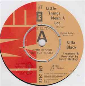 Cilla Black - Little Things Mean A Lot