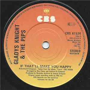 Gladys Knight And The Pips - If That'll Make You Happy