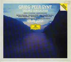 Grieg - Barbara Bonney ・ Marianne Eklöf ・ Kjell Magnus Sandve ・ Urban Malmberg ・ Wenche Foss ・ Toralv Maurstad - Gothenburg Symphony Orchestra And Chorus - Neeme Järvi - Peer  Gynt ・ Sigurd Jorsalfar (Complete Recordings)