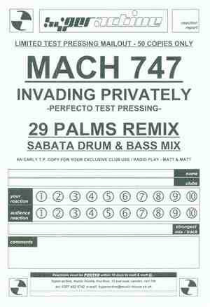 Mach 747 - Invading Privately