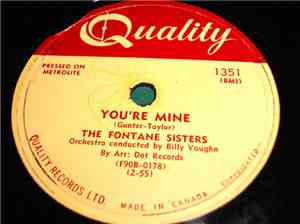 The Fontane Sisters - Rock Love / You're Mine