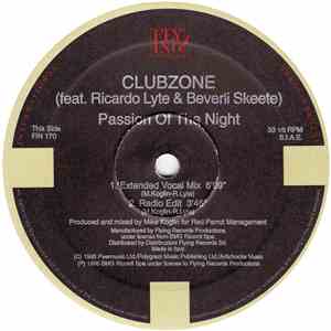 Clubzone Featuring Beverley Skeete & Ricardo Lyte - Passion Of The Night