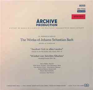Maria Stader, Willi Bauer, Kurt Hausmann, Otto Büchner, Fritz Henker, Hedwig Bilgram, Münchener Bach-Orchester, Karl Richter - J. S. Bach: Cantatas 