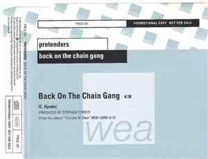 Pretenders - Back On The Chain Gang