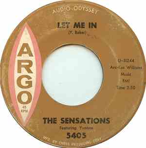The Sensations  Featuring Yvonne - Let Me In