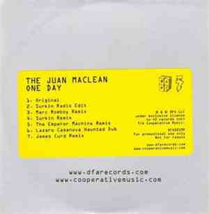 The Juan MacLean - One Day (Digital)
