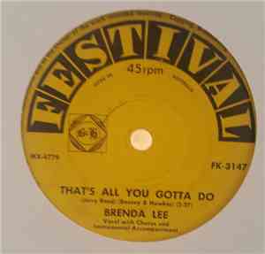 Brenda Lee - That's All You Gotta Do / I'm Sorry