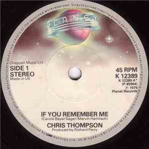 Chris Thompson / Dave Grusin - If You Remember Me / Theme From 