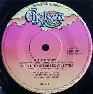 Disco-Tex & The Sex-O-Lettes Featuring Sir Monti Rock III - Get Dancin'
