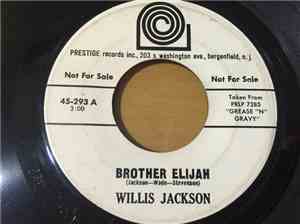 Willis Jackson - Brother Elijah / Gra-a-avy