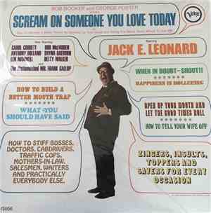Bob Booker And George Foster - Scream On Someone You Love Today