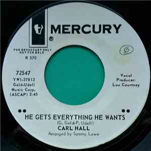 Carl Hall - You're So Qualified / He Gets Everything He Wants
