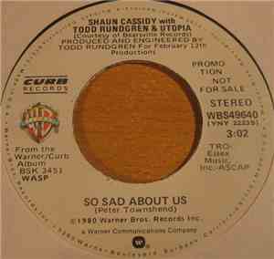 Shaun Cassidy - So Sad About Us