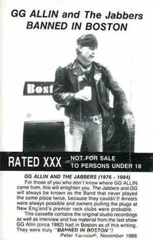GG Allin & The Jabbers - Banned In Boston