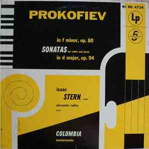 Isaac Stern With Alexander Zakin, Prokofiev - Violin Sonatas: F Minor Op. 80 And D Major, Op. 94
