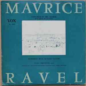 Ravel - Vlado Perlemuter, Orchestre De L'Association Des Concerts Colonne, Jascha Horenstein - Concerto En Sol Majeur -  Concerto Pour La Main Gauche