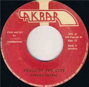 Abdulkareem - Peace In The City