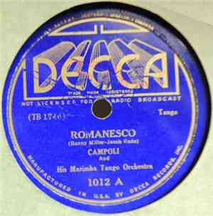 Campoli And His Marimba Tango Orchestra - Romanesco / Corcovado