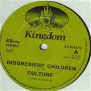 Culture - Disobedient Children
