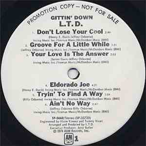 L.T.D. - Gittin' Down