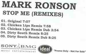 Mark Ronson - Stop Me (Remixes)