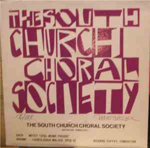 The South Church Choral Society - The South Church Choral Society