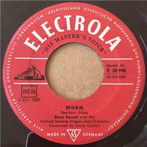 Barry Barnett  With The Michael Sammes Singers And Orchestra - When