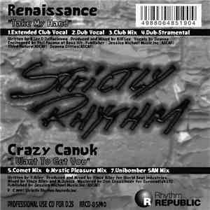 Renaissance  / Crazy Canuk - Take My Hand / I Want To Get You