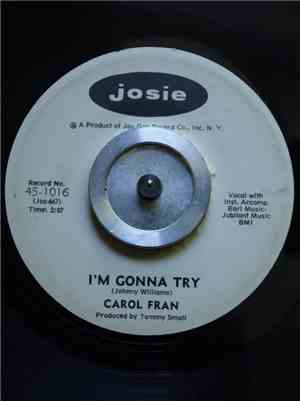 Carol Fran - Crying In The Chapel / I'm Gonna Try