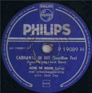 Henk De Bruin -  Carnaval In Rio / Oh! Bella Rita