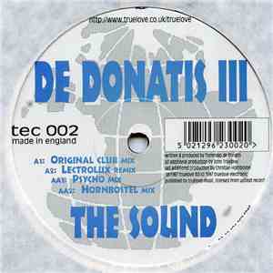 De Donatis III - The Sound