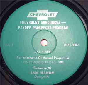No Artist - Chevrolet Announces-- Payoff Prospects Program