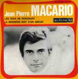 Jean Pierre Macario - Les Yeux de Rosemary / La Dernière Nuit D'un Amour