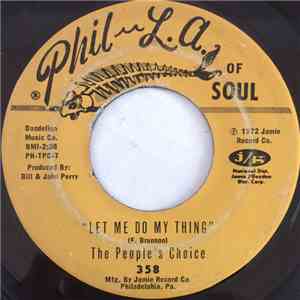 The People's Choice - Let Me Do My Thing / On A Cloudy Day