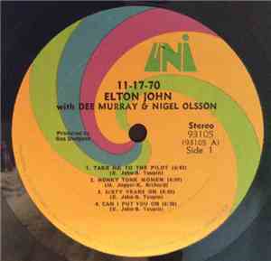 Elton John - 11-17-70