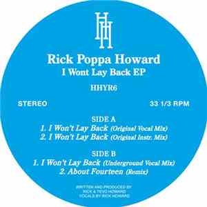 Rick (Poppa) Howard - I Won't Lay Back EP