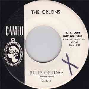 The Orlons - Rules Of Love / Heartbreak Hotel