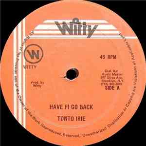 Tonto Irie - Have Fi Go Back